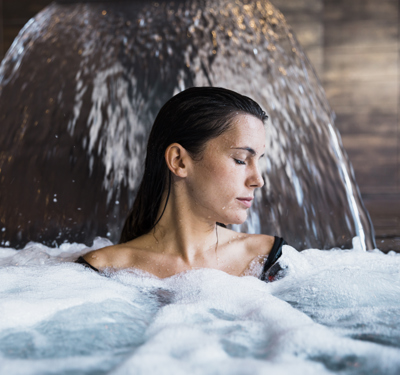 Spa Concept With Woman Relaxing Water (2)